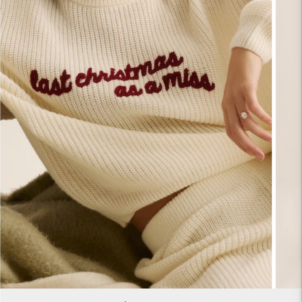 Six Stories Last Christmas as a Miss sweater